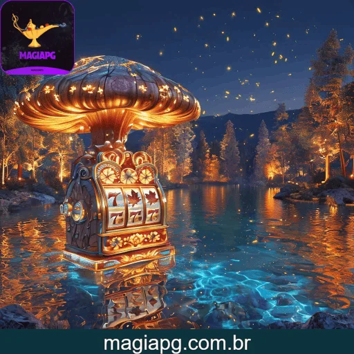 Imagem ilustrativa mostrando a plataforma MagiaPG com variedade de jogos online e provedores populares.